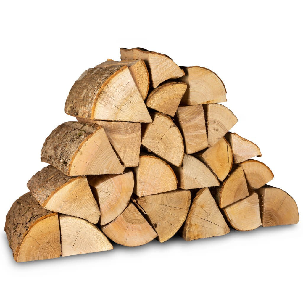 Premium Kiln-Dried Birch Logs – Large 1.63m³ Stacked Crate (2.5–2.6m³ Loose)