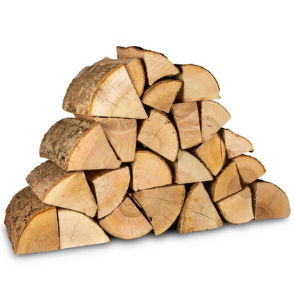 Premium Kiln-Dried Birch Logs – Large 1.63m³ Stacked Crate (2.5–2.6m³ Loose)